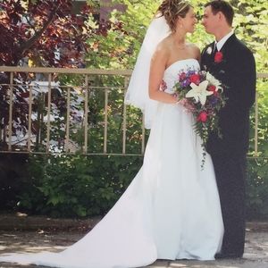 Vintage White Wedding Dress